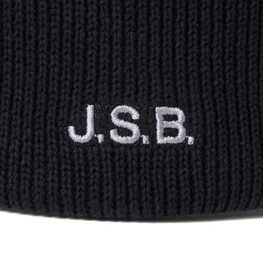 JSB Slogan EMB KNIT CAP 詳細画像 Black 4