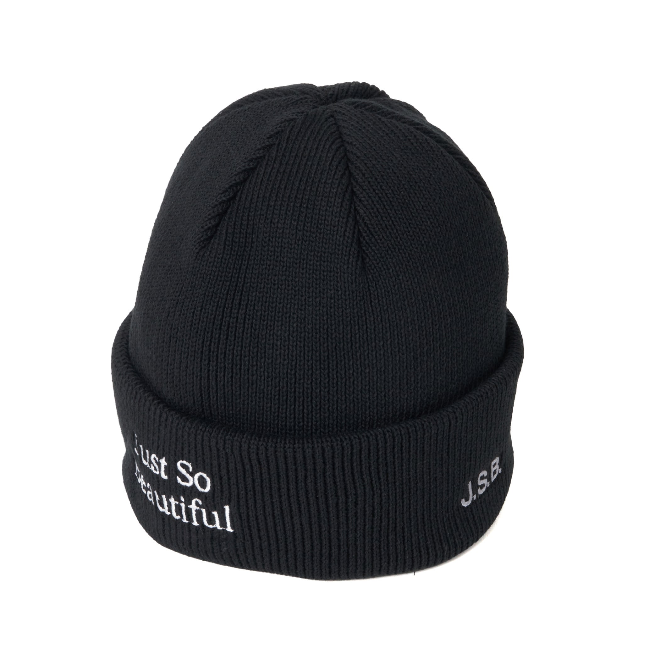【送料込】J.S.B ニットキャップ JSB Slogan EMB KNIT CAP | J.S.B. | VERTICAL GARAGE OFFICIAL