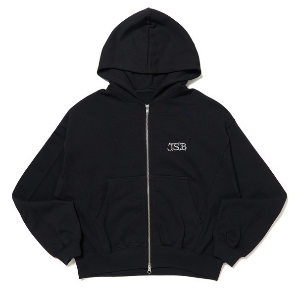 Switching Short Zip Hoodie