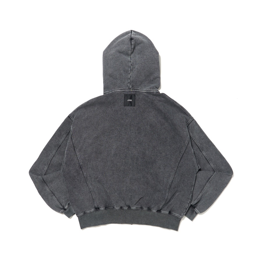 Switching Short Zip Hoodie 詳細画像 C.Grey 10