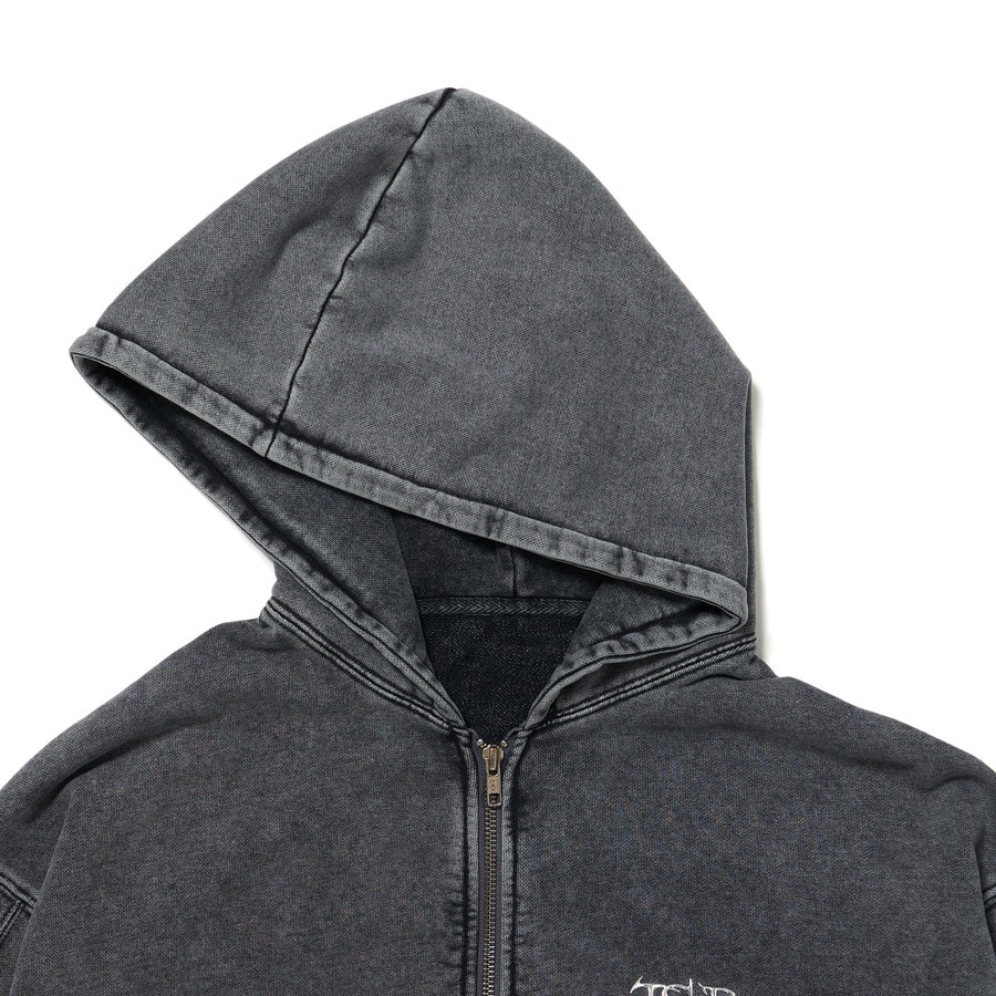 Switching Short Zip Hoodie 詳細画像 C.Grey 4