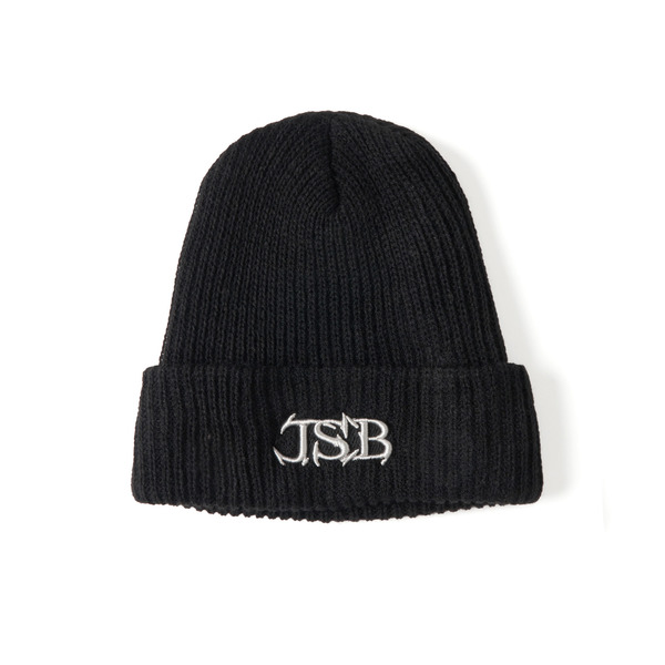 J.S.B. Silver Logo EMB Knit Cap