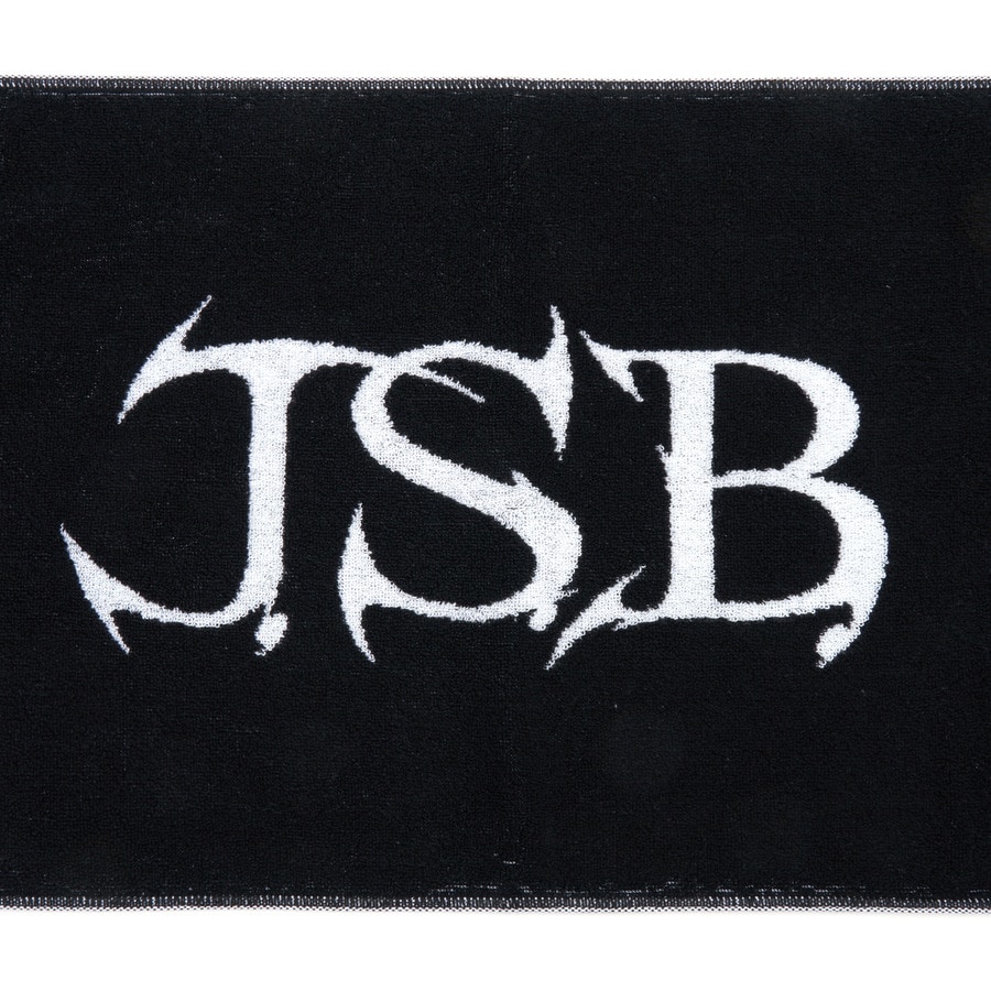 J.S.B. Silver Logo Face Towel 詳細画像 Black 1