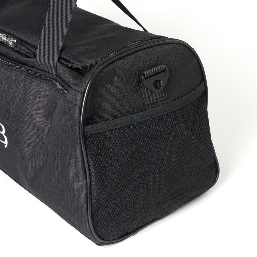 J.S.B. Silver Logo Gym Bag 詳細画像 Black 7