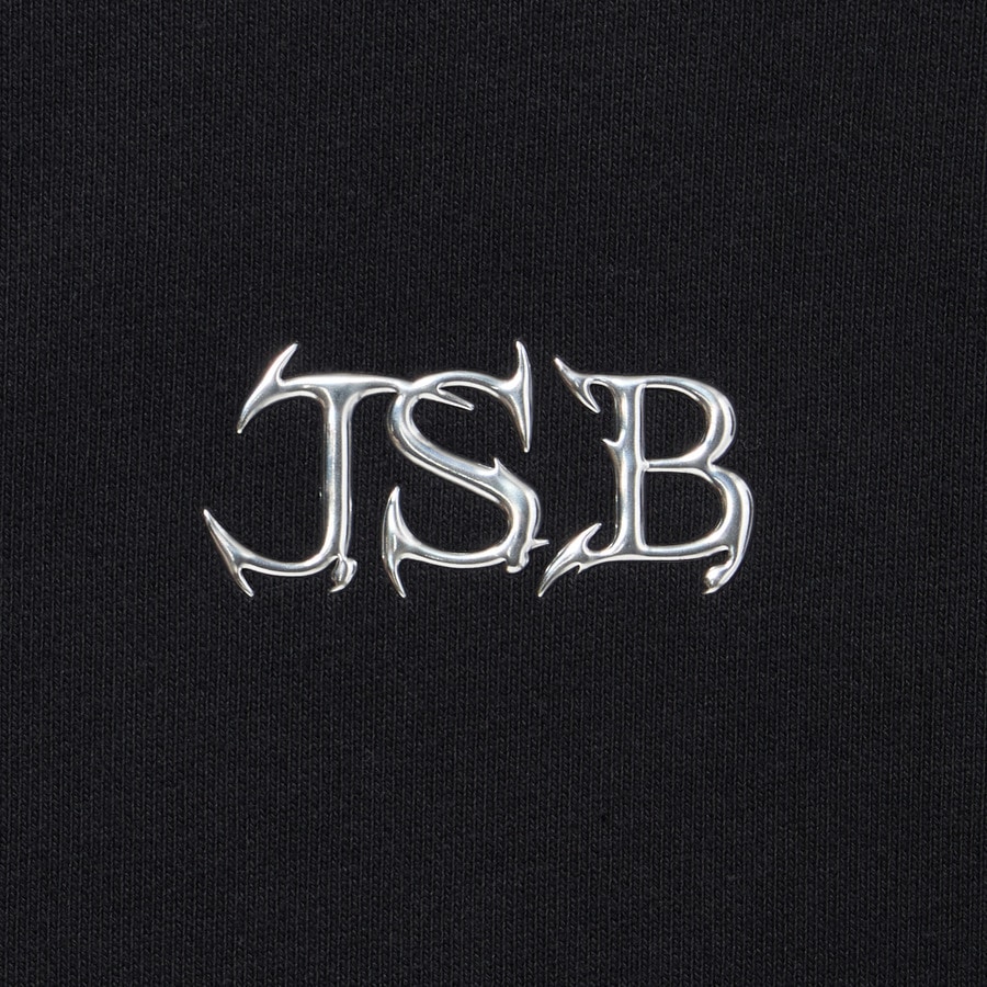 J.S.B. Silver Logo Crew Sweat 詳細画像 Black 5