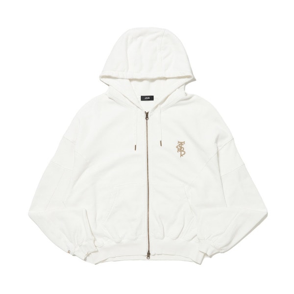 3D EMB Logo Hoodie 詳細画像 White 1