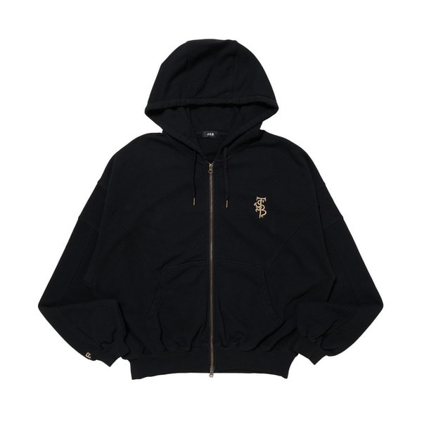 3D EMB Logo Hoodie 詳細画像 Black 1