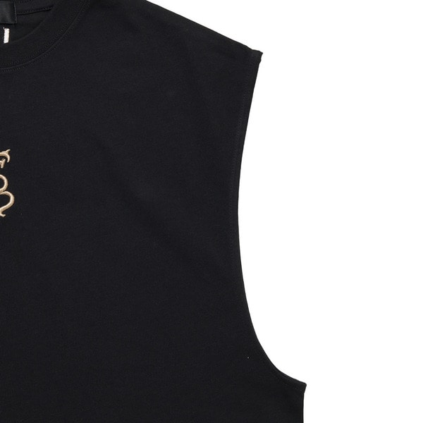 3D EMB Logo Sleeveless Shirts 詳細画像 Black 2