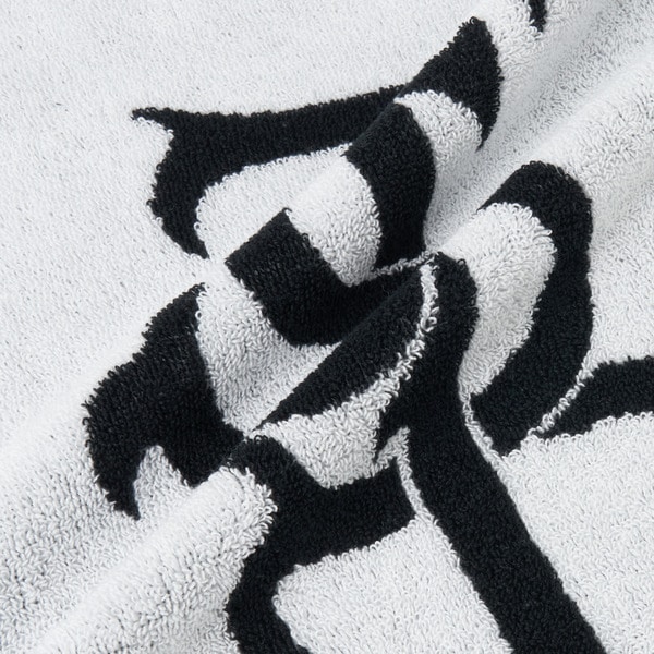 3D Logo Face Towel 詳細画像 White 7