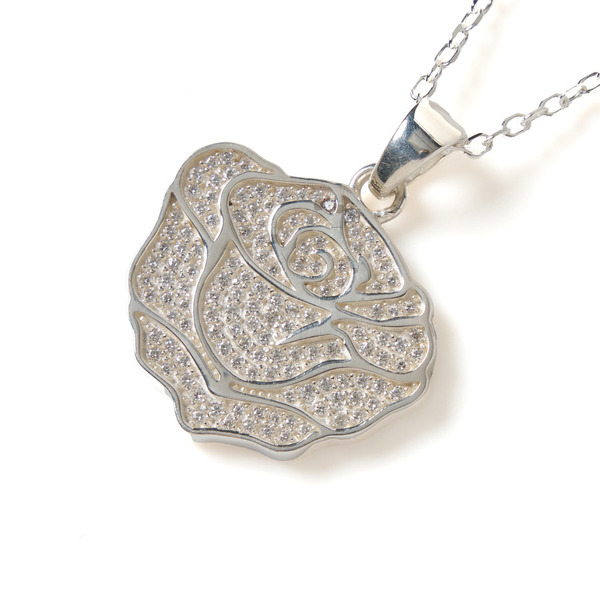Rose Logo Necklace 詳細画像 Silver 2