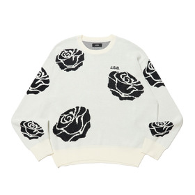 Rose Logo Knit Sweater
