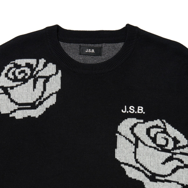Rose Logo Knit Sweater 詳細画像 White 2