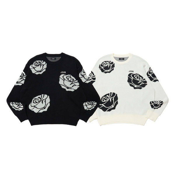 Rose Logo Knit Sweater 詳細画像 White 8