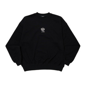 Rhinestone Logo Crewneck Sweat