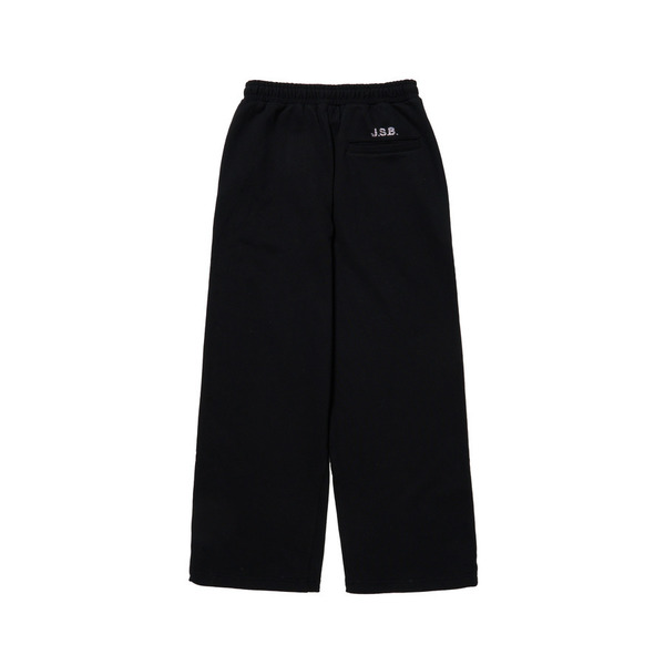 Rhinestone Logo Sweat Trousers 詳細画像 Black 1