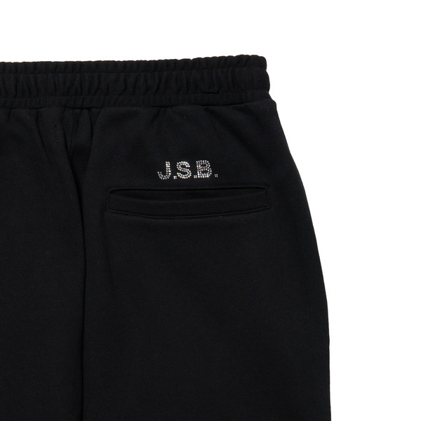 Rhinestone Logo Sweat Trousers 詳細画像 Black 4
