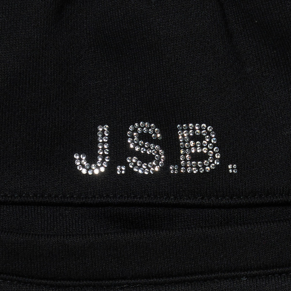 Rhinestone Logo Sweat Trousers 詳細画像 Black 7