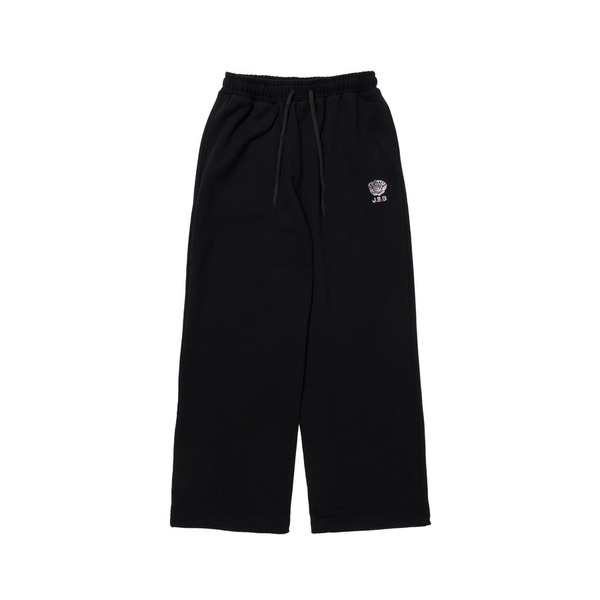 Rhinestone Logo Sweat Trousers 詳細画像 Black 1