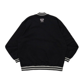 Rhinestone Logo Sweat Varsity Jacket 詳細画像