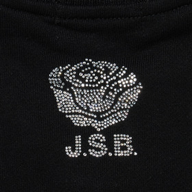 Rhinestone Logo Sweat Varsity Jacket 詳細画像
