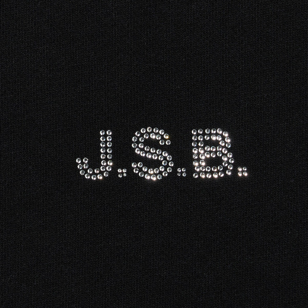Rhinestone Logo Sweat Varsity Jacket 詳細画像 O.White 5