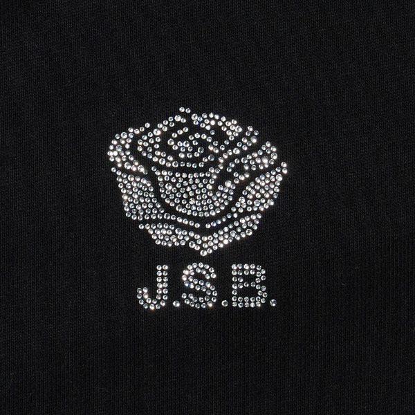 Rhinestone Logo Zip Hoodie 詳細画像 White 4