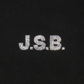 Rhinestone Logo Half Zip Sweat 詳細画像