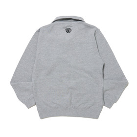 Rhinestone Logo Half Zip Sweat 詳細画像