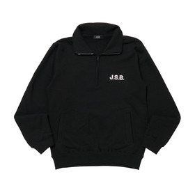 Rhinestone Logo Half Zip Sweat 詳細画像