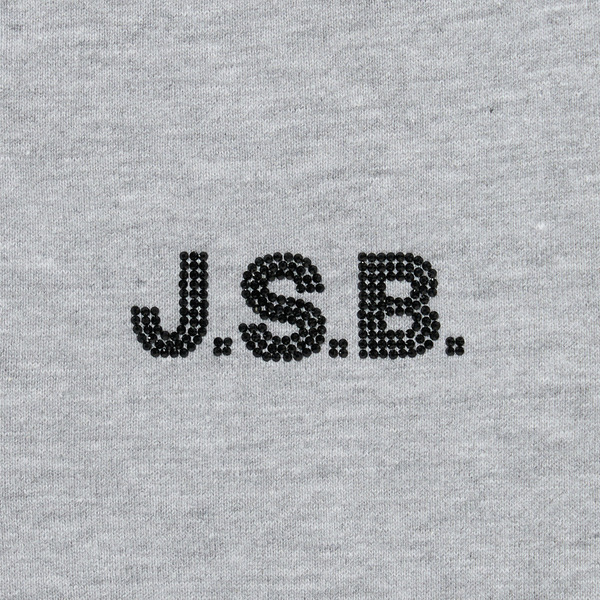 Rhinestone Logo Half Zip Sweat 詳細画像 Grey 9