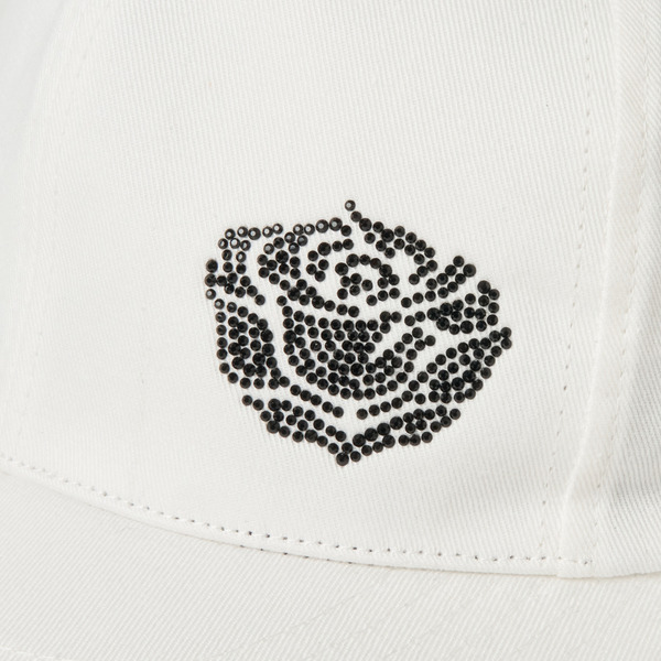 Rhinestone Logo Cap 詳細画像 White 8