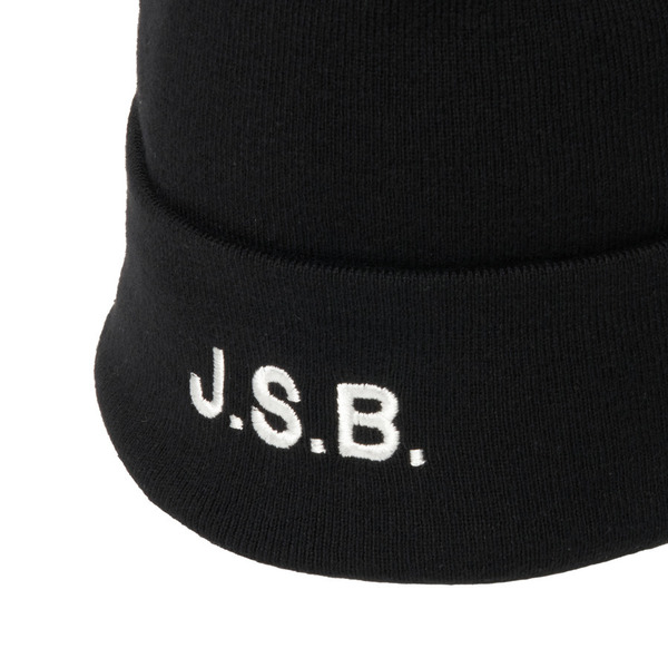 Rhinestone Logo Knit Cap 詳細画像 White 11