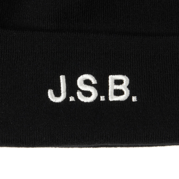 Rhinestone Logo Knit Cap 詳細画像 White 8