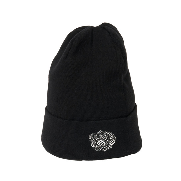 Rhinestone Logo Knit Cap 詳細画像 White 9