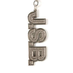 Rhinestone Logo Keychain 詳細画像