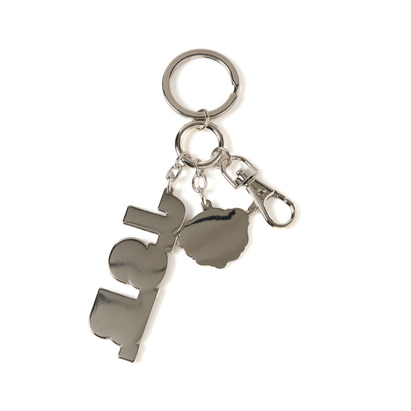 Rhinestone Logo Keychain 詳細画像 Silver 1