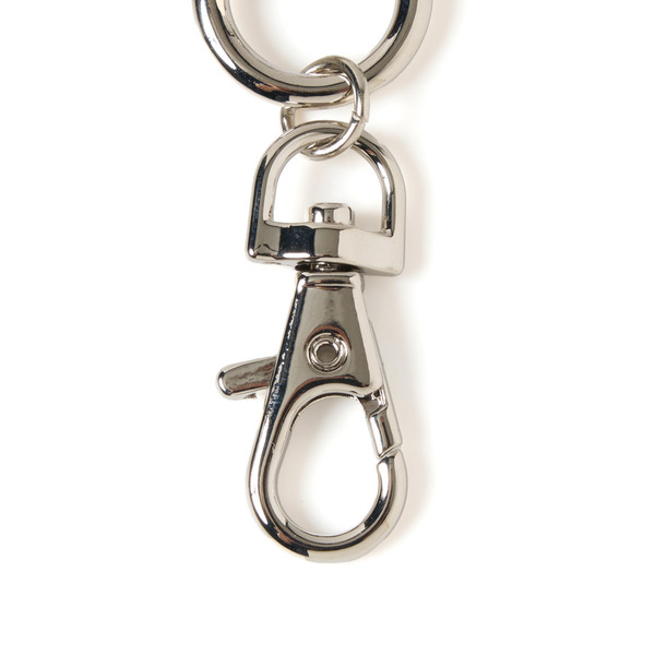 Rhinestone Logo Keychain 詳細画像 Silver 5
