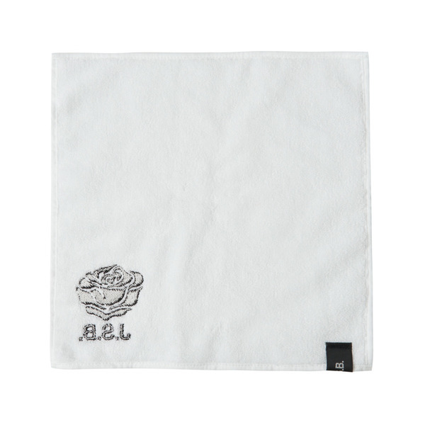 Rose Logo Hand Towel 詳細画像 Black 7