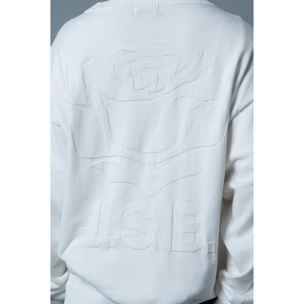 Rose Logo Knit Cardigan 詳細画像 Black 12