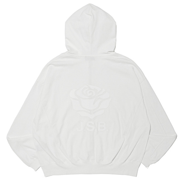 Rose Logo Zip Hoodie 詳細画像 Black 2
