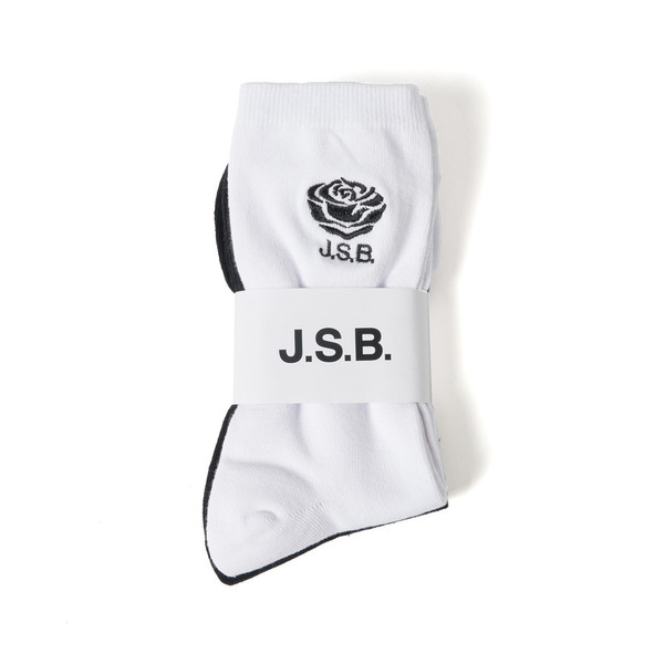 Rose Logo Socks Set 詳細画像 White 1