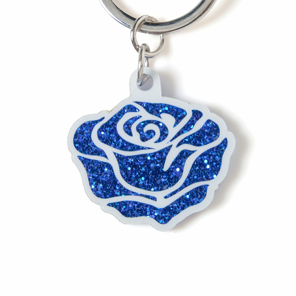 Rose Logo Key Chain 詳細画像 Blue 2