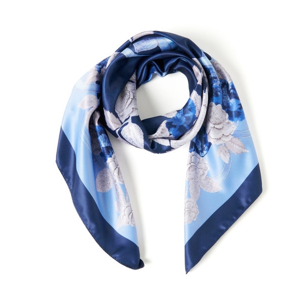 【PRE-ORDER】Rose Big Scarf 詳細画像 Blue 1