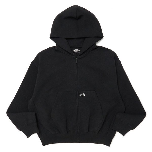 Essential Zip Hoodie 詳細画像 Black 1