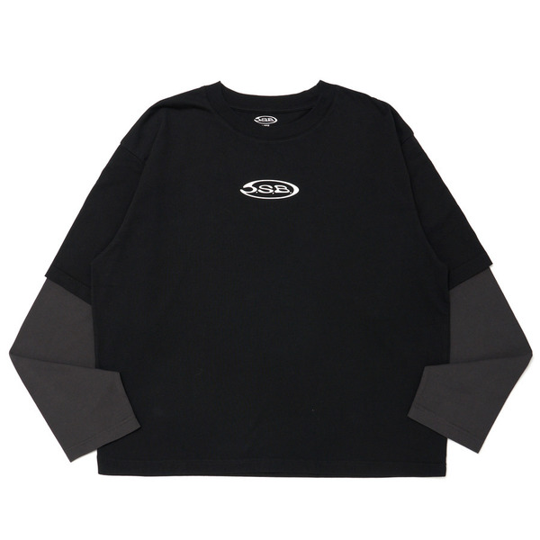 Essential Layered LS Tee 詳細画像 Black 1
