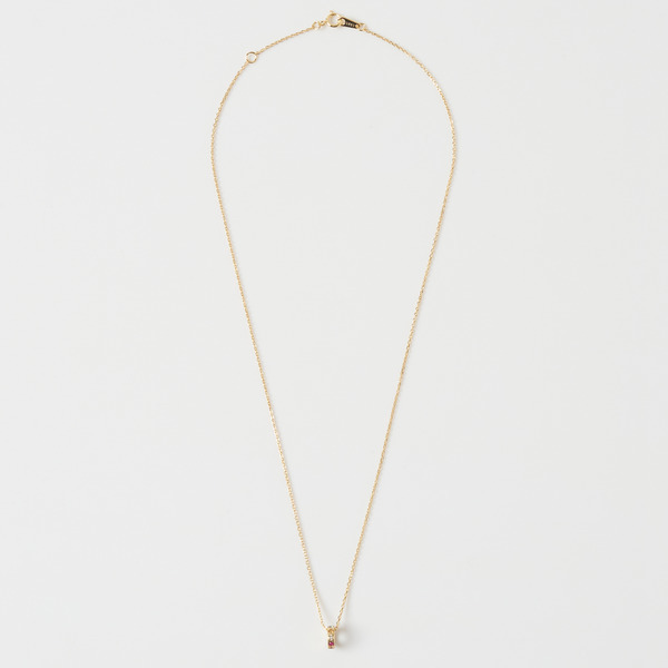 Color stone bouquet necklace (K10YG) 詳細画像 Gold 1