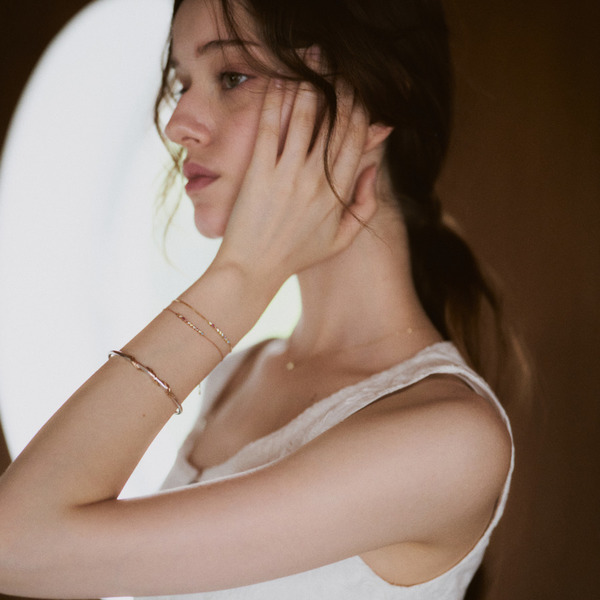 【抽選予約販売】Color stone bouquet bracelet yellow gold (K10YG) 詳細画像 Gold 6