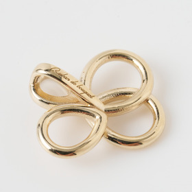 Lucky clover charm (moon stone) 詳細画像