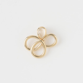 Lucky clover charm (moon stone)