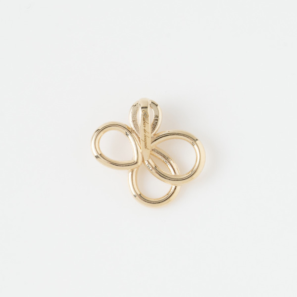 Lucky clover charm (moon stone) 詳細画像 Gold 2